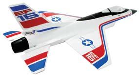 l Identify the parts and familiarise yourself with your new EF-16 EDF l Install the elevon servos l Install the ducted fan unit and the fuselage bottom l Install the wing panels and apply the decals