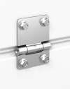 4 Roller brackets are made of high anticorrosion materials (stainless steel and aluminum).