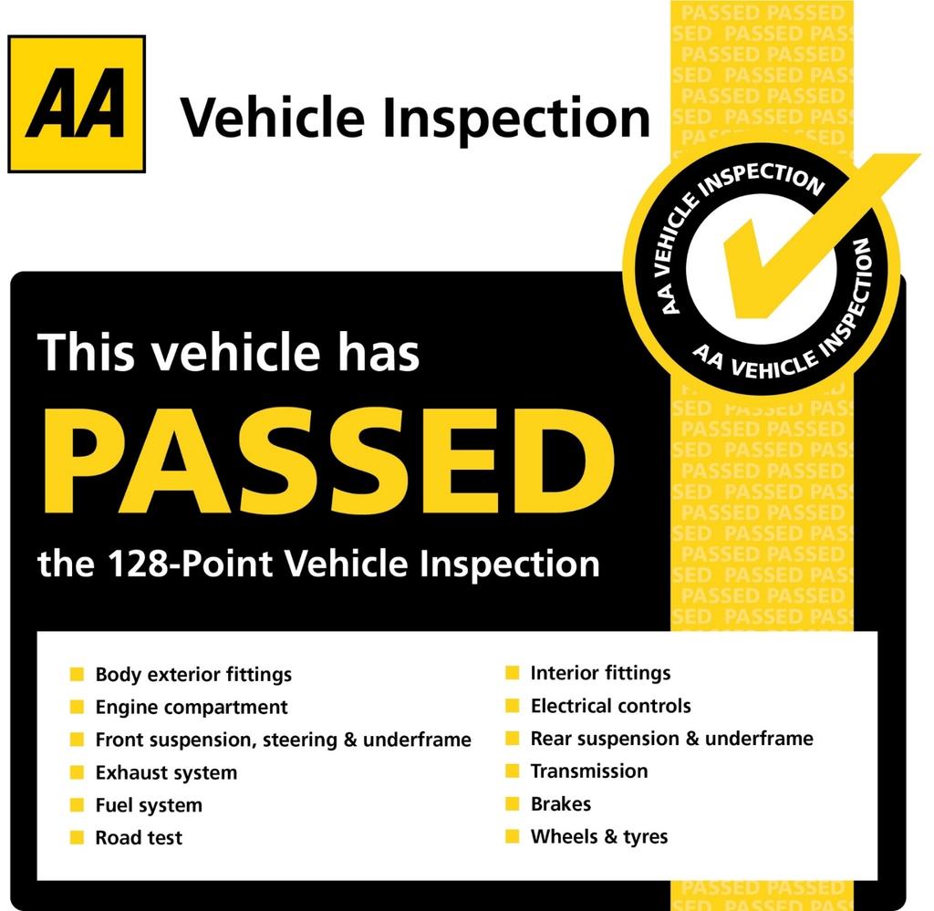The vehicle with registration number: BK15VGT PASSED the AA Mechanical Check for Used