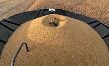 IMPROVED DRAPER HEAD DESIGN EASILY HANDLE HIGH-SPEED HARVESTING. More acres per day equals more harvest productivity.