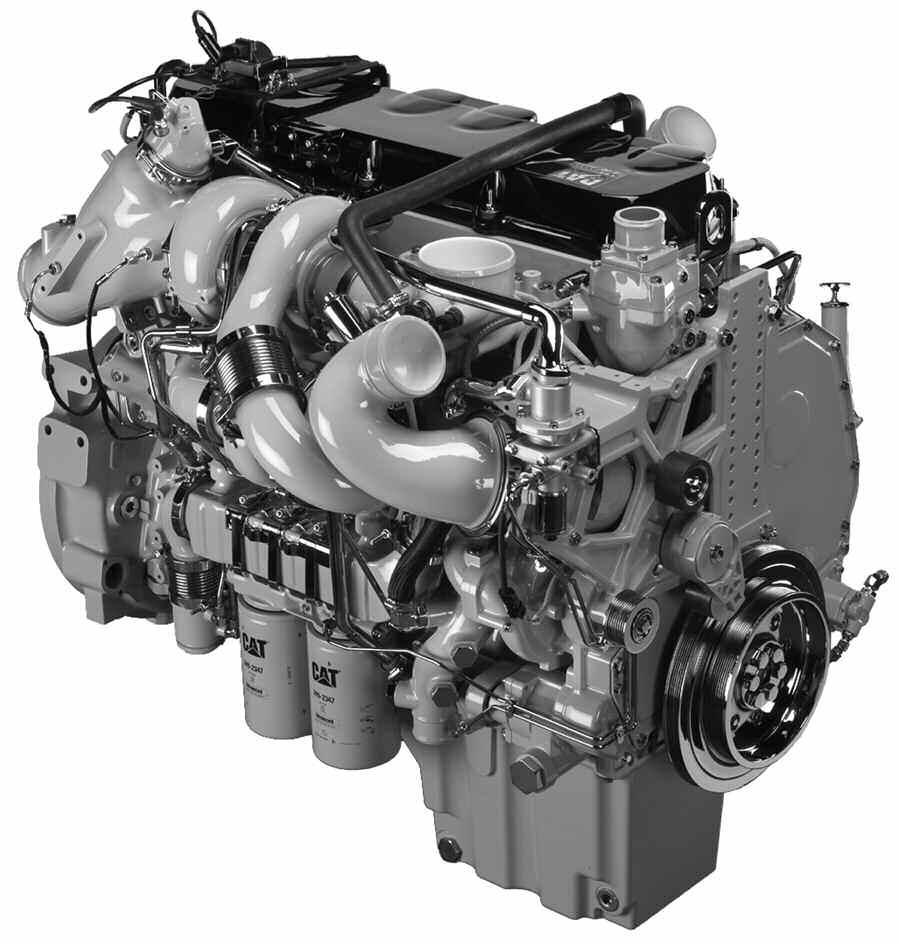 On-Highway Diesel Engine with ACERT Technology C13 EPA 07 Certified 305-470 hp @ 2 rpm 1-1750 @ rpm Peak CATERPILLAR ENGINE SPECIFICATIONS Shown with Optional Equipment In-line 6-Cylinder,
