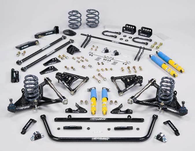 - 11390U Tubular Upper A-Arms (Better Camber Curve) - 11390L Tubular Lower A-Arms (Increased Caster for Stability and Cornering Grip) - 30390 Anti-Squat Kit (Increased anti-squat for better launches)