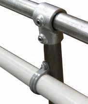 Install this clamp over the coupling at the center of the supply tube. Supply tube should be level across the frame width.