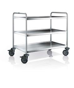 Rugged assistants every day: BLANCO serving trolleys.