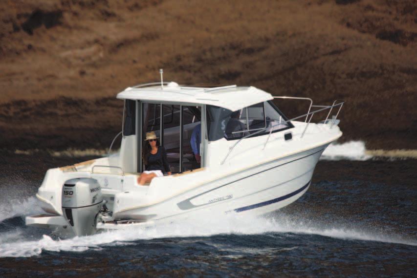 Key features : The economical cruiser: 0% less expensive than inboard propulsion.