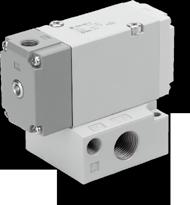 Port/Air Operated Valve ase Mounted/Single Unit 00/500/00 Series How to Order 00 series series 4 4 1 01 A 5 Series 00 ody option V Standard For vacuum Type of actuation A (Normally closed) (Normally
