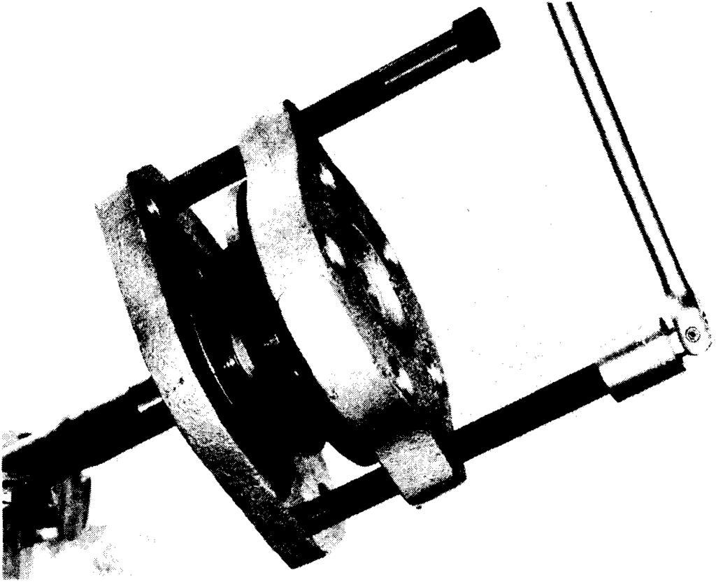 RE AR AXLE Figure 118 1009-118 Place axle shaft in a vise. Drill a l)t." hole in the outside of the retainer ring to a depth approximately 34 the thickness of the ring.