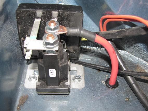 Mount both supplied fuse holders to the inside rear of compartment under driver seat using the supplied #10 self-tapping screws. (Fig.8) A.