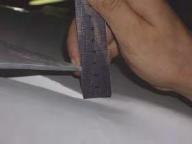 Using ruler instead of deflection template: Measure distance between same corners (lowest or topmost) on the rear edge of the flap and on the rear edge on the