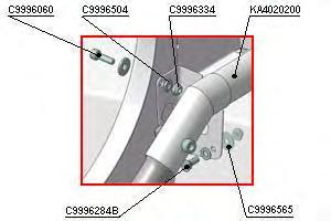 Type: CT Series: CTSW LSA Page: 4-27 13. Install the strut KA4020001 (Main spring) and replace all the nuts to new ones. Installation is the reverse to removal (items 1 through 7).