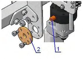 Check flap angle of deflection after each adjustment by means of electronic level. 1.