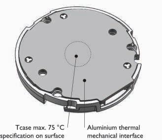Thermal management The critical thermal management points for the LED module are set out in this chapter in order to facilitate the design-in of Fortimo LED Spotlight Modules.