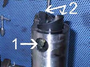 255 Check if the rotor surface or the inner holder