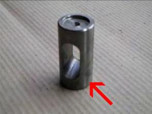 TOOL HOLDER ASSY IS VERY HAEVY AND GREASED: HANDLE IT WITH DECISION AND CARE OR ITS DROPPING MAY CAUSE FEET INJURIES. Remove the seeger ring #1 (Fig.279). Push out the worn bushings #2 (Fig.279). Fig.