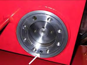 207). Turn the machine on and close the chuck piston completely.