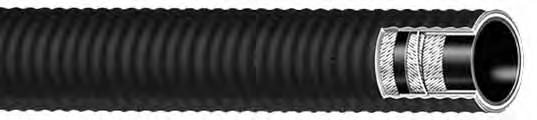 Air & Multipurpose EquipMENT Food Bulk blucor BRANDING (SPIRAL): Blucor material handling hose with the Goodyear Engineered Products 150 psi bolt-on split flange coupling is an easy and economical