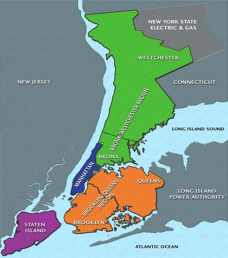 Con Edison Provides Electricity to New York City and Westchester Service Area: 604 square miles 3.24 million customers, 9.