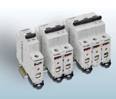 Thermal Magnetic Circuit Breakers - UL 077 TMC 60 Series for mounting on 35 mm DIN rail Overview The TMC 60 Series provides supplemental overload and short-circuit protection.