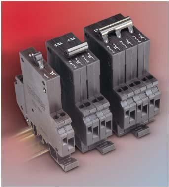Thermal Magnetic Circuit Breaker (TMC) TMC /2/3 One-, two- and three-pole thermal magnetic circuit breakers with trip-free, snap action mechanism and toggle actuation (S-type: IEC 934).