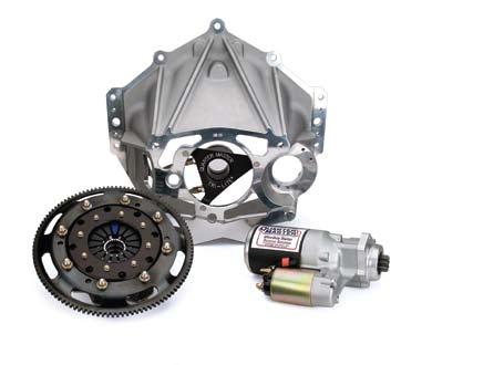 5.5" Aluminum & Magnesium Bellhousing Kits Quarter Master offers a wide variety of bellhousing kits using the 5.5" diameter clutches. Kits are available with Pro-Series, V-Drive or Optimum-V clutches.