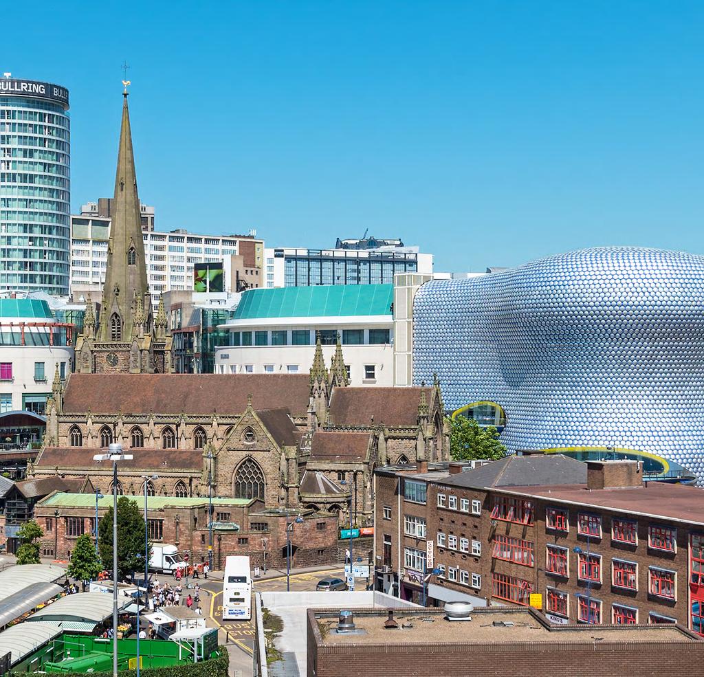 5.1 CITY FOCUS BIRMINGHAM Overall 38th From the original London-to-Birmingham railway, to the city s canals, the world-famous Spaghetti Junction and Birmingham International Airport, transport has