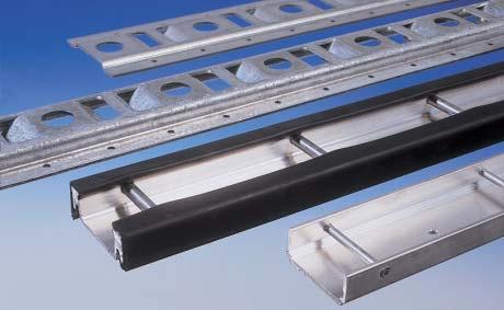 TRACK 3100 Suitable for horizontal mounting in furniture removal vehicles.