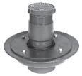 FLOOR DRAINS Z626 ADJUSTABLE ISOLATION DECK CLEANOUT S (Specify pipe size in inches and type of outlet.) DESIGNATION BODY HT. TYPE Pipe Size/Outlet Type DIM. Inside Caulk........ 2IC, 3IC, 4IC, 5IC, 6IC.