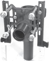 CARRIER SYSTEMS Z1204 ADJUSTABLE VERTICAL SIPHON JET Hub and Spigot Series Z1204-H Illustrated B Dim. Side Inlet Size D Dim. Centerline of Vent Notes: 1. Minimum P dimension attainable = 2" [51 mm] 2.