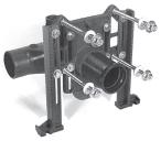 CARRIER SYSTEMS Z1207 ADJUSTABLE HORIZONTAL HIGH ROUGH-IN SIPHON JET No-Hub Carrier Systems Notes: 1. Minimum P dimension attainable = 2" [51 mm] 2.