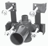 CARRIER SYSTEMS Z1280 WOOD STUD SUPPORTED WATER CLOSET CARRIER No-Hub Z1282 WOOD STUD SUPPORTED WATER CLOSET CARRIER Hub and Spigot Z1280-N4-2 Illustrated Carrier Systems Product Approx. Wt.