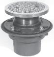 FLOOR DRAINS Z415 BODY ASSEMBLY with Type SL Strainer S (Specify pipe size in inches and type of outlet.) DESIGNATION BODY HT. TYPE Pipe Size/Outlet Type DIM. Inside Caulk........... 2IC, 3IC, 4IC.