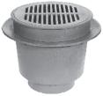 FLOOR DRAINS Z538 12" MEDIUM-DUTY DRAIN with Deep Sump/Sur-Set Bucket S (Specify pipe size in inches and type of outlet.) DESIGNATION BODY HT. TYPE Pipe Size/Outlet Type DIM. Inside Caulk.