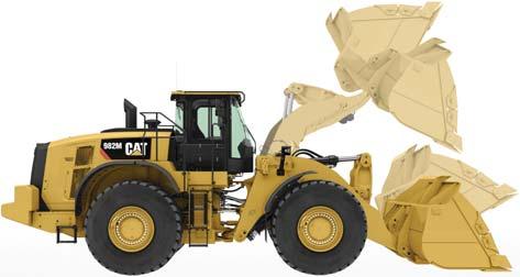 980M/982M Wheel Loaders Specifications 982M Dimensions All dimensions are approximate.