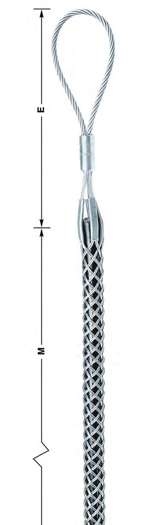 Kellems Wire anagement Products Underground T-Type Pulling Grips Flexible ye, Double Weave, Galvanized Steel T-Type Grips Kellems Flexible T-Type Pulling Grips are made of high strength galvanized