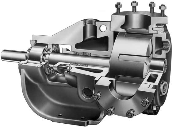 VIKING HEAVY DUTY PUMPS JACKETED BRACKET, STARD CONSTRUCTION FEATURES SERIES 5 Pumps Cutaway View 5-0-60-80-5 GPM Sizes (-7--8- m³/hr) Section Page.