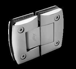 to 45 kg and width up to 1000 mm The door will shut automatically when closed till 30 degrees Can be used for two-way operation of door Kurve Wall to Glass Bracket Product code 5766 LKYAHSH16 Elegant