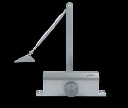 mounted in left/right, inside/outside Suitable for 1000 mm width and 60 kg weight Fixed power size - 2 Maximum closing moment - 22 Nm Door Closer C102 Product code 8340 LKYGDC102 Maximum door weight