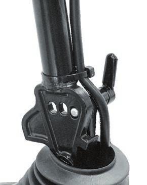 Knob (C) and pulling Seat Rotation Lever