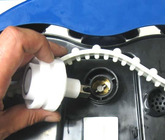 Main Drive Pulley Removal Note drive key in pulley and how it mates to the