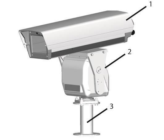 8 Mounting Over the Top models platform load Average centre line of load 155 mm (65 mm above platform) 16Kg (balanced) IMPORTANT Always fit the camera housing assembly directly to the pan and tilt