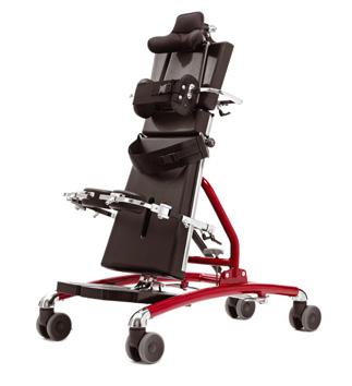 Small, compact and growth adjustable By using the rocker accessory, the trunk control of the child is