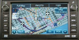 14 Getting to Know Your OUTLOOK Navigation Entertainment System Your vehicle s Navigation Entertainment System provides you with detailed maps of all major highways and roads throughout the United