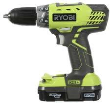 Ryobi One+ 18V Compact Drill/Driver Kit (Includes