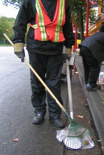 Description of Essential Duties Essential Duty 1: Street Cleaning The tasks that make up Essential Duty 1 (Street Cleaning) are: rake streets (Task 1), empty waste (Task 2), needle pick up (Task 3).