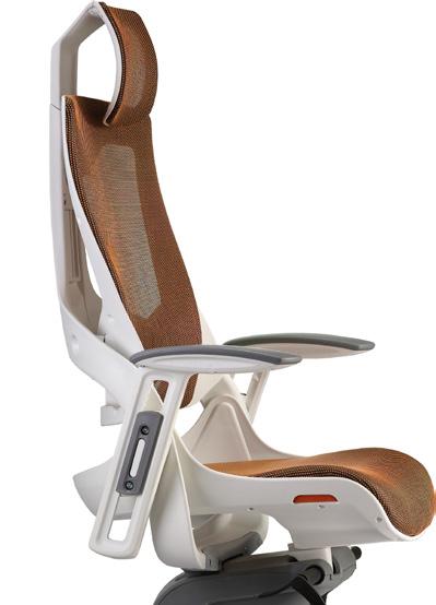 04 05 Wau Recline-Glide Motion The back and seat pivot axis is placed close to the human s hip socket joint (acetabulum), such that there is no relative movement between the backrest and torso,