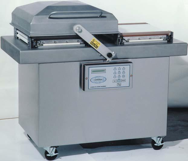 VACUUM PACKAGING M ACHINES Double Chamber MODEL 420-A This small double chamber machine is ideal for supermarkets and