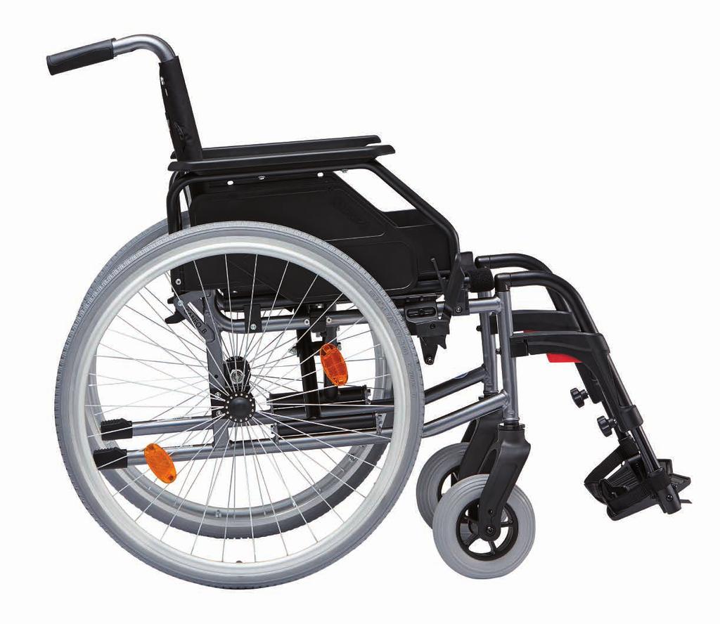 17 Wheelchairs 25 cm 23 cm Option: Side panels can be set to a height of 23 or 25 cm with spacer elements.