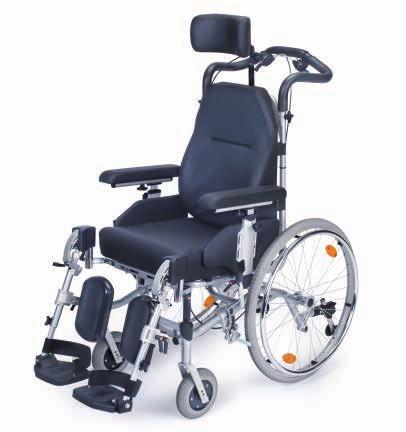 31 Serena II Multifunctional comfort wheelchair Seat width: 38 53 cm Crash test in accordance with ISO 7176-19 Certified for passenger transport in vehicles Developed specifically to meet the high