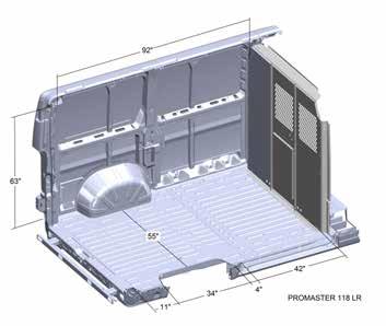 Make Your Cargo Van Work Ready ZONE ROOF ProMaster & PROMASTER ZONE 6 GRAPHICS ZONE ZONE ZONE ZONE ZONE PARTITION Choose partition style: solid or perforated for the