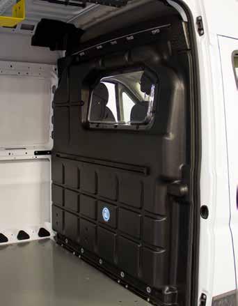 Partitions FOR A MORE COMFORTABLE MOBILE OFFICE NEW COMPOSITE PARTITION FOR RAM PROMASTER & PROMASTER CITY ProMaster Your mobile office is now more comfortable with an Adrian